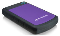 4.0TB (USB3.1) 2.5" Transcend "StoreJet 25H3P", Purple, Rubber Anti-Shock, One Touch Backup