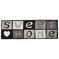 Придверный коврик Luance 50407 кокосовый 25x75cm Номе серый