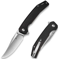 Нож походный Sencut S25038-2 Vornix, mâner Canvas Micarta negru, Liner Lock