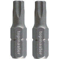 Set de tubulare, bite, duze Topmaster 330357 Biți Torx 1/4 T20, 2 buc