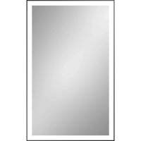 Зеркало для ванной Dubiel Vitrum LOGAN Black 75x120 LED