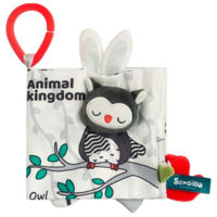 Игрушка-подвеска Sensillo Z-0371 Игрушка плюш-книжка 261 B/W Owl