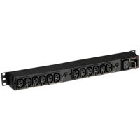 Удлинитель электрический EATON Eaton FlexPDU 12 IEC, 1U, C20 input, 4 kW, 16A, 200-240V, Outlets: (12) C13/(1) C19 (EFLX12I)