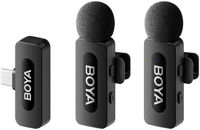 Микрофон Boya BY-V20 V2, Type-C Jack, Black