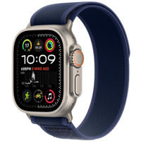 Ceas inteligent Apple Watch Ultra 2 2024 GPS + Cellular 49mm Natural Titanium Case with Blue Trail Loop - S/M MX4J3