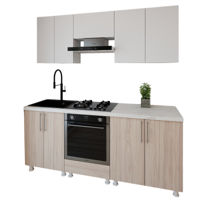 Мебель для кухни Smartex (30093) K3 200сm Alb+Stejar Deschis