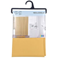 Занавеска для ванной Tendance 56223 Perdea pentru dus 180x200cm, EVA, mustar