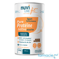 Proteine pure Nuviline Sport (bautura cu gust de ciocolata) 30doze x 10g pulbere 300g