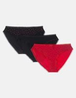 Set de chilotei din bumbac Esotiq Mia-Mia L (3 шт) Hearts