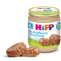 Piure HiPP din carne de vitel (4+ luni) 125 g