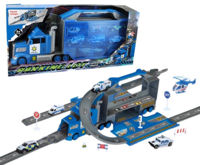 Машина Essa XG879-112 Set de joacă 1:14 Parcare Poliție cu Remorcă