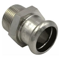 Запорная арматура Inox Pres Соединение из нержавеющей стали M 28x3/4" (56738)