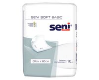 Впитывающие пеленки для постели Seni Basics Soft, 60x60 см, 10 шт.