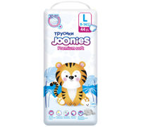 Подгузники-трусики JOONIES Premium Soft L (9-14 кг) 44 шт