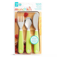 Set tacamuri din inox Munchkin Splash Green 12+ luni