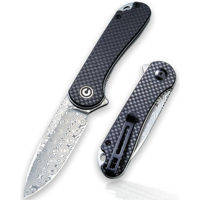 Нож походный Civivi C907DS Elementum, G10 fibră de carbon, Liner Lock