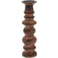 Свеча Holland 48279 NVT Подсвечник дерево манго 36x9cm