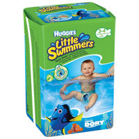 Подгузники для плавания Huggies Little Swimmers 3-4 (7-15 kg), 12 шт.