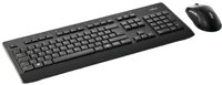 Set Tastatură + Mouse Fujitsu LX900, Fără fir, Negru