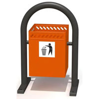 Accesoriu pentru teren de joacă Copfer PTP052-01 Cos de gunoi (instalare pe beton)