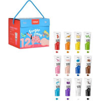 Набор для творчества Mideer MD4166 Set de Vopsea pentru Pictura cu Degetele, 12 Culori