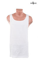 Майка трикотажная белая