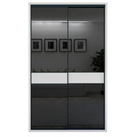 Шкаф Bayro Murano 1400x2300x600 белый, купе