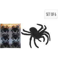 Декор Promstore 53749 Set paianjeni Halloween 6buc, 7 cm