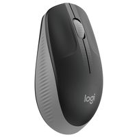 Wireless Mouse Logitech M190 Full-size, Optical, 1000 dpi, 3 buttons, Ambidextrous, Grey