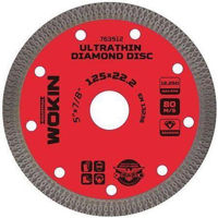 Набор головок, бит, насадок Wokin Disc diamantat continuu 125x22.2x1.4mm ultra subtire (Industrial) (763512)