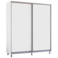 Шкаф Mobildor-Lux Арон с раздвижными дверцами (200x60x200H см) Brilliant White