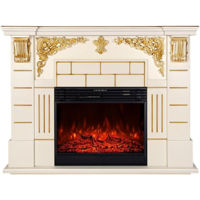Șemineu electric ArtFlame Imperial & Mirabella, 1110x1450x380 mm, Vanilie