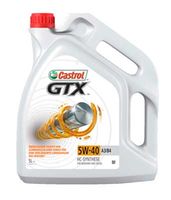 CASTROL GTX SAE 5W 40 A3 B4 5l, серый