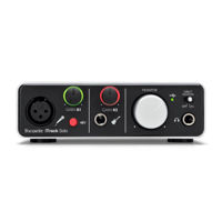 DJ controller Focusrite iTrack Solo Lighting USB Audio Interface