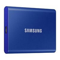 1.0TB (USB3.2/Type-C) Samsung Portable SSD T7 , Blue (85x57x8mm, 58g, R/W:1050/1000MB/s)