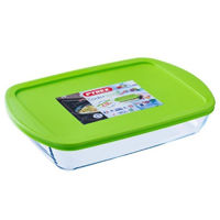 Formă de copt Pyrex 240P002 Cook&Store cu capac 40x27cm