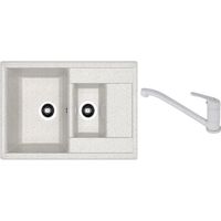 Мойка кухонная со смесителем Dr.Gans Astra 760K + SanDonna F 1066 gri