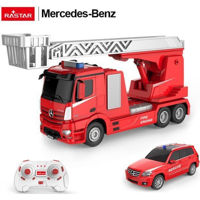 Радиоуправляемая игрушка Rastar 78620 1:24 Mercedes-Benz Antos Fire Engine & Rescue car 2 in 1, 61346