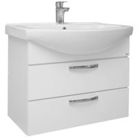 Dulap pentru lavoar Mashtab 11644 Agat cu 2 sertare 65cm Alb