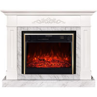 Șemineu electric ArtFlame Luca & Richi, 1130x1400x290 mm, Alb