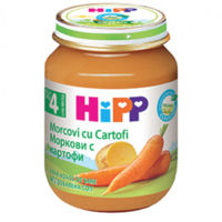 Hipp piure din morcovi și cartofi, 4+ luni, 125 g
