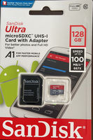 Карта памяти MicroSDXC  SanDisk Ultra  128GB