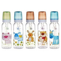 Поильник Canpol 11/841 Бутылочка Happy Animals 250мл (12+) Tritan