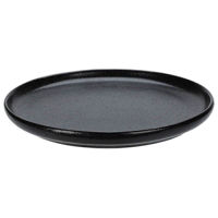 Тарелка Promstore 51366Тарелка десертная21cm Glaze finishe Black, ceramica