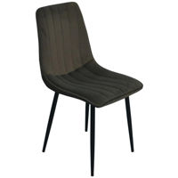 Стул Evelin di Costacurta XR-154 B, Черный Металл/Ткань, Dark Grey 58