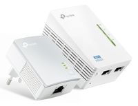 Powerline Adapter/Access Point Wi-Fi N TP-Link, TL-WPA4220 KIT, AV600, 2x100Mbps Ports