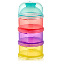 Контейнер для хранения пищи BabyJem 545 Recipient lapte praf cu 3 compartimente Multicolor