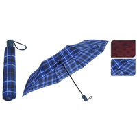 Umbrelă Holland 55626 pliabila D99cm, carouri, poliester, Piove