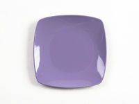 Farfurie de desert 20X20cm Tognana Timesqua, violet, din ceramica