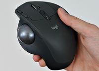 Wireless Trackball Mouse Logitech MX Ergo, Optical, 512-2048 dpi, 8 buttons, BT/2.4 Ghz, Graphite